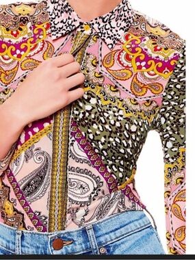Alice + Olivia silk blouse